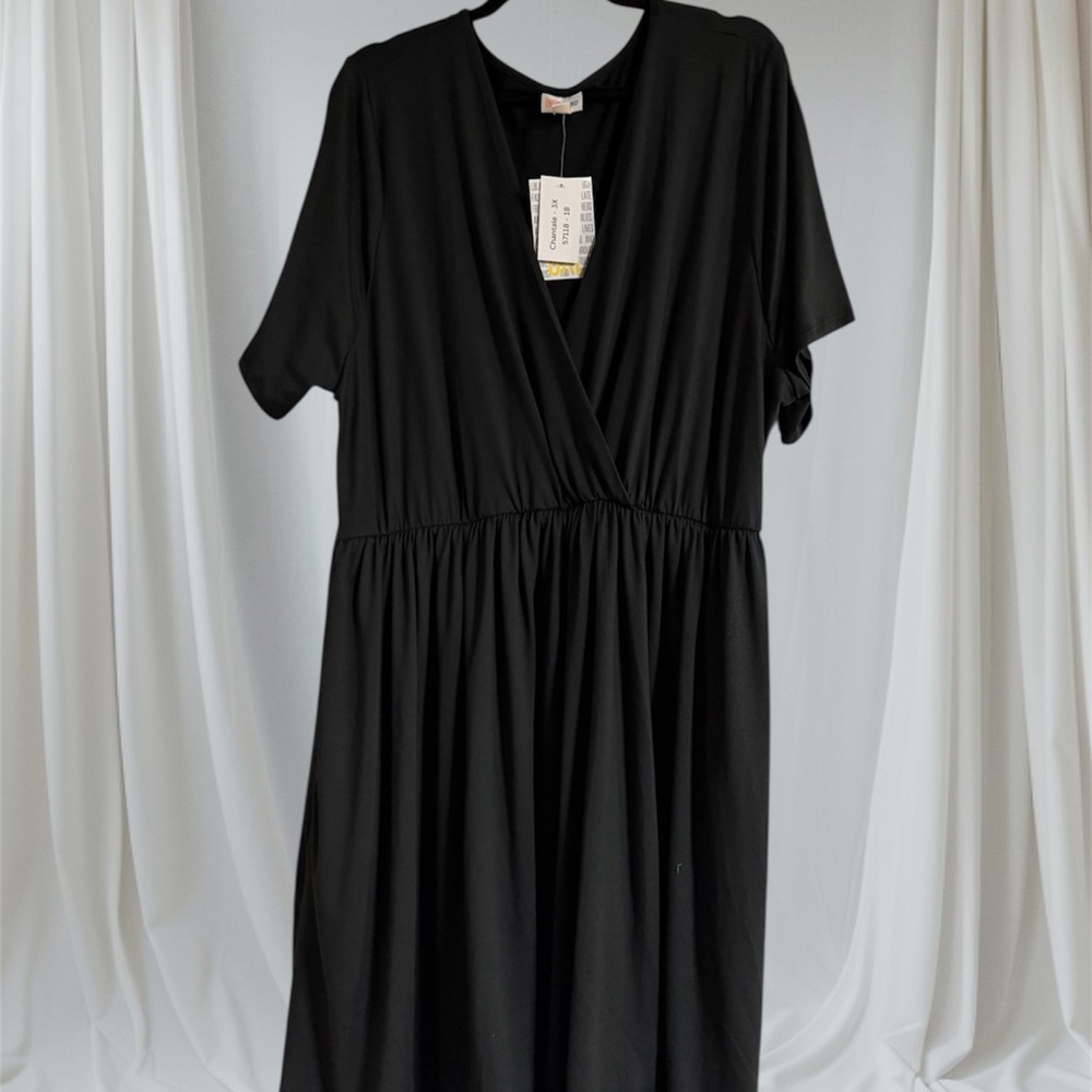 LuLaRoe Black Midi Dress